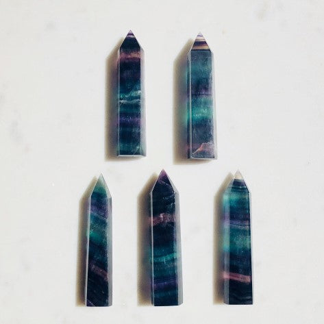Fluorite Chakra Healing Energy Wand - Crystal Of A Kind