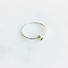 Peridot Stack Ring in 925 Sterling Silver - Crystal Of A Kind