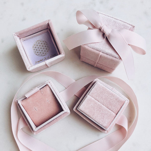 Pink Velvet Gift Boxes